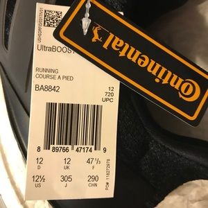 Black Ultraboost 12.5